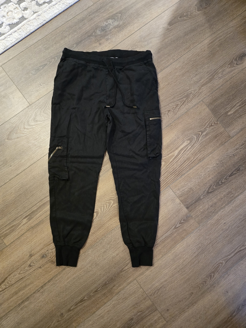 Young Fabulous & Broke Black Cargo Jogger Pants